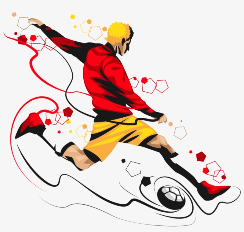 Abstract Soccer Png - Soccer Art Png, transparent png #186322