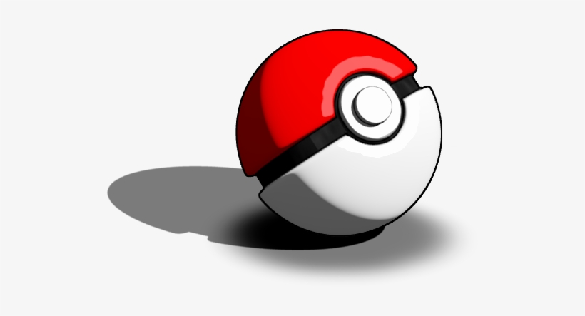 3d Pokeball Pokémon Go Png - 3d Pokeball Png, transparent png #186422