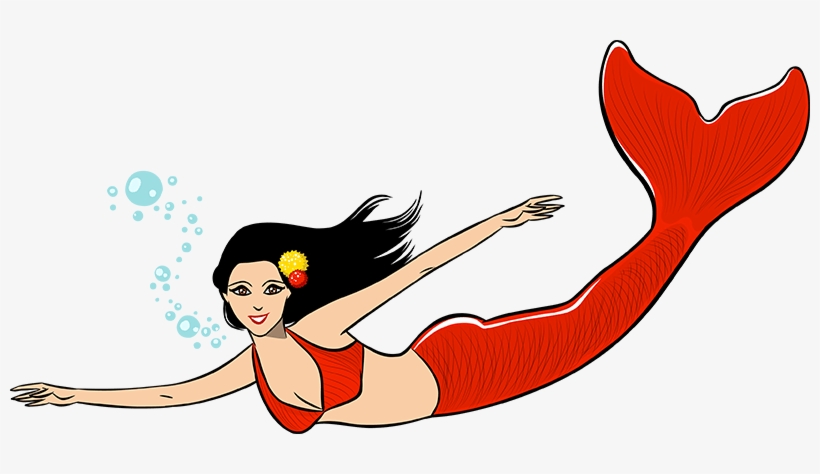 Stickpng003 Load20180523 Transparent Png Sticker - Mermaid Swimming Transparent, transparent png #186467