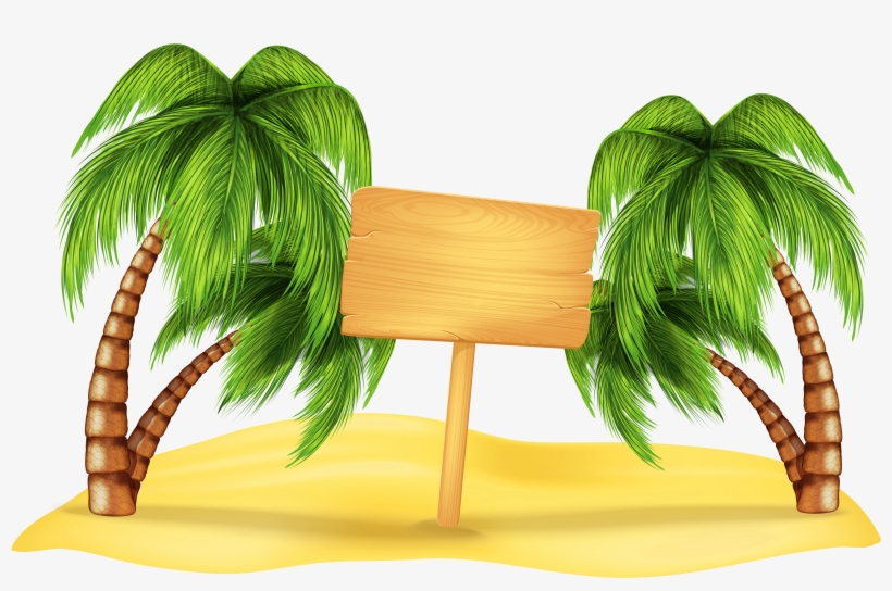 Coconut Tree Clipart Hd Png, transparent png #186593