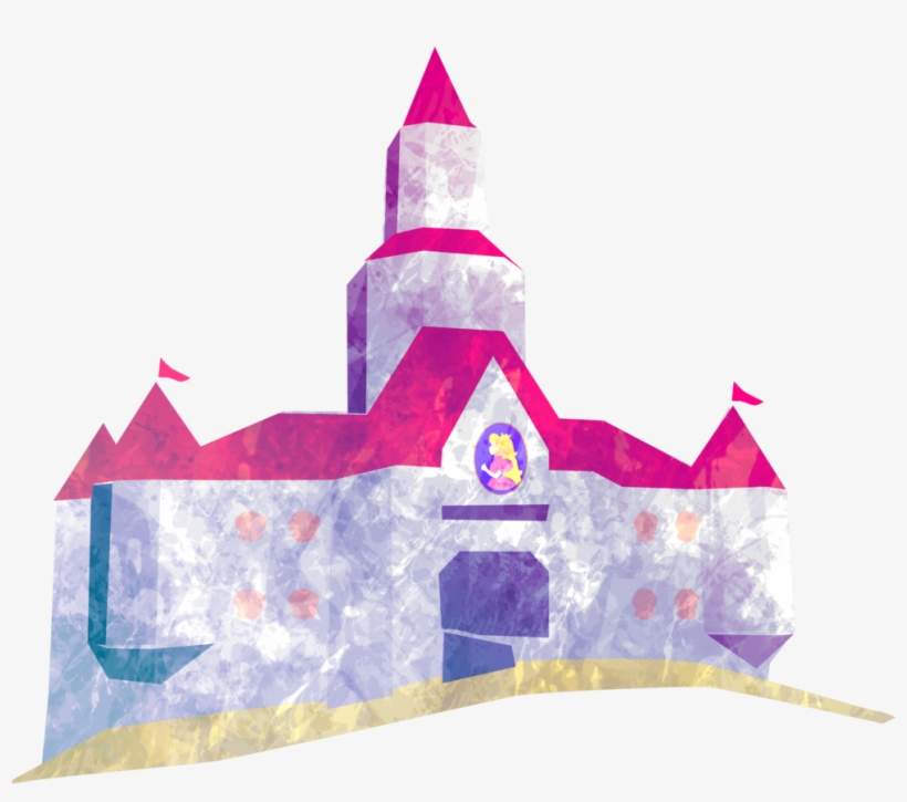 Super Mario - Castle, transparent png #186634
