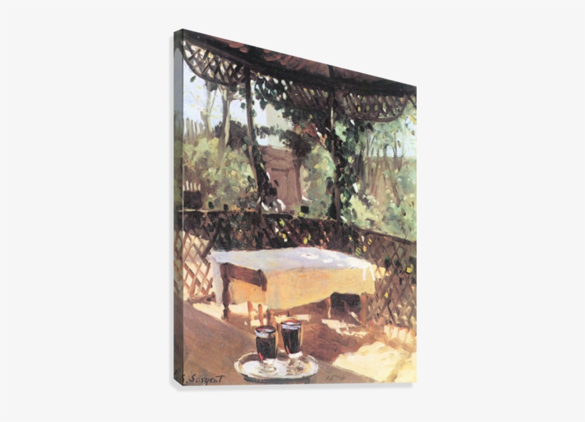 Two Wine Glasses By John Singer Sargent Canvas Print Poster John