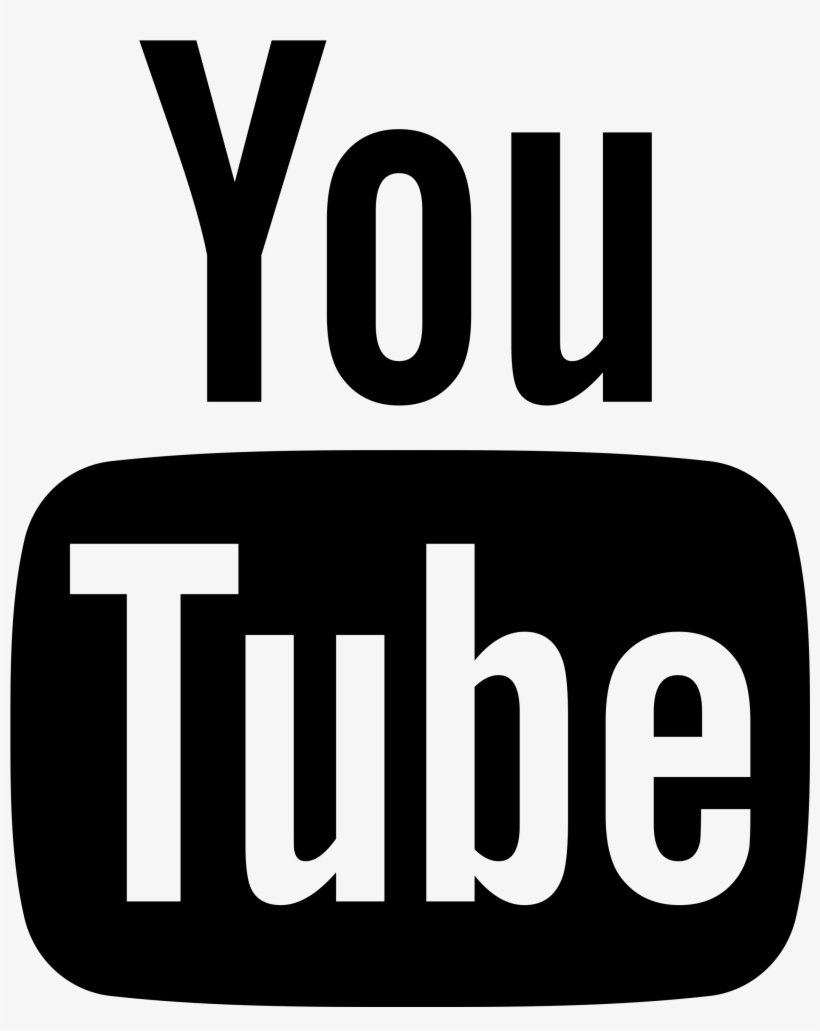 Transparent Youtube Black - Иконки Ютуб, transparent png #187113