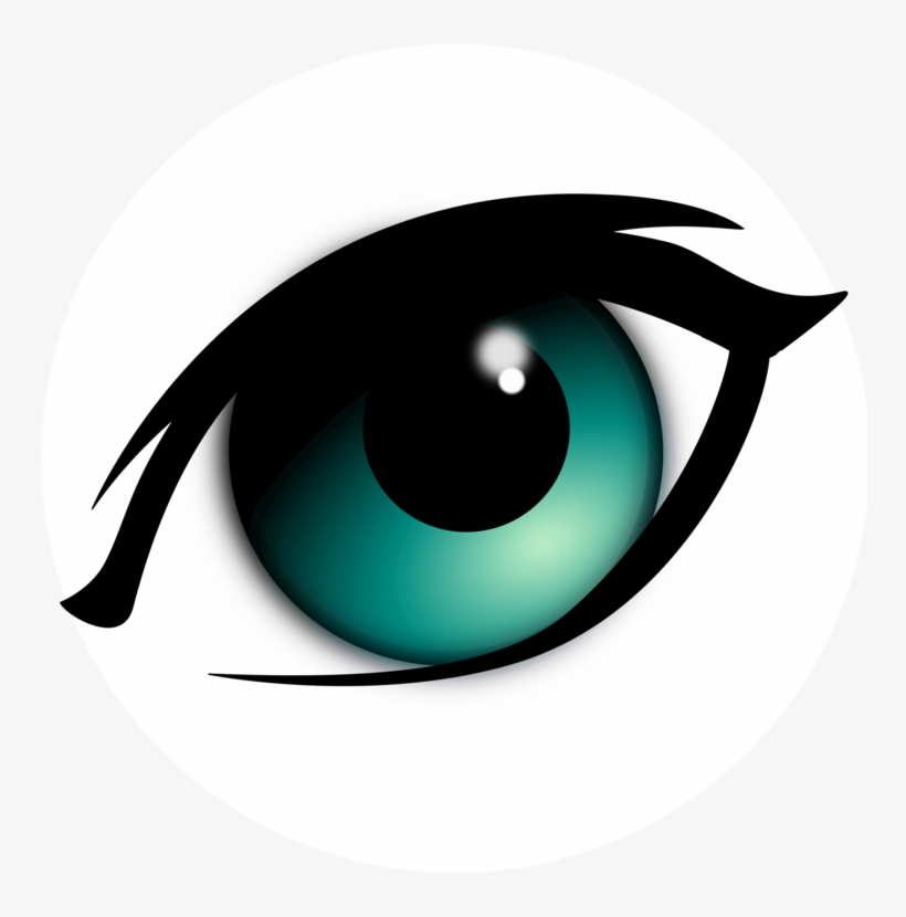 Clipart Freeuse Download Eyeball Blue Frames Illustrations - Cartoon Eye, transparent png #187207