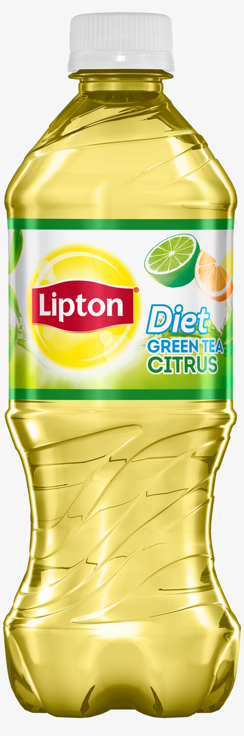 Green Diet Iced Tea Citrus - Lipton Green Tea Bottles, transparent png #187210