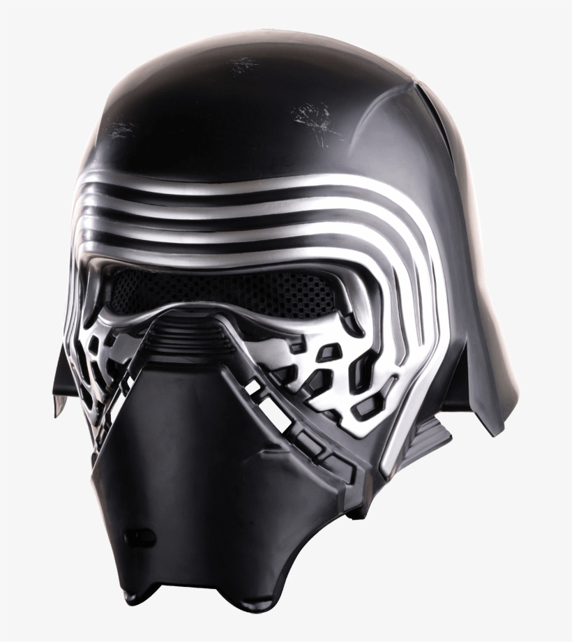 Deluxe Two-piece Adult Kylo Ren Mask - Kylo Ren Star Wars Helmet, transparent png #187547