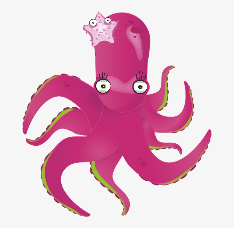 Octopus Png Transparent Free Images - ปลาหมึก การ์ตูน Png, transparent png #187709