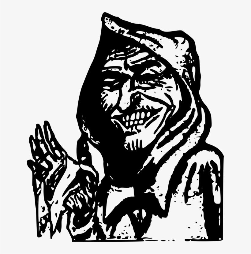 Computer Icons Drawing Man Devil Monster - Scary Old Man Clipart, transparent png #187875