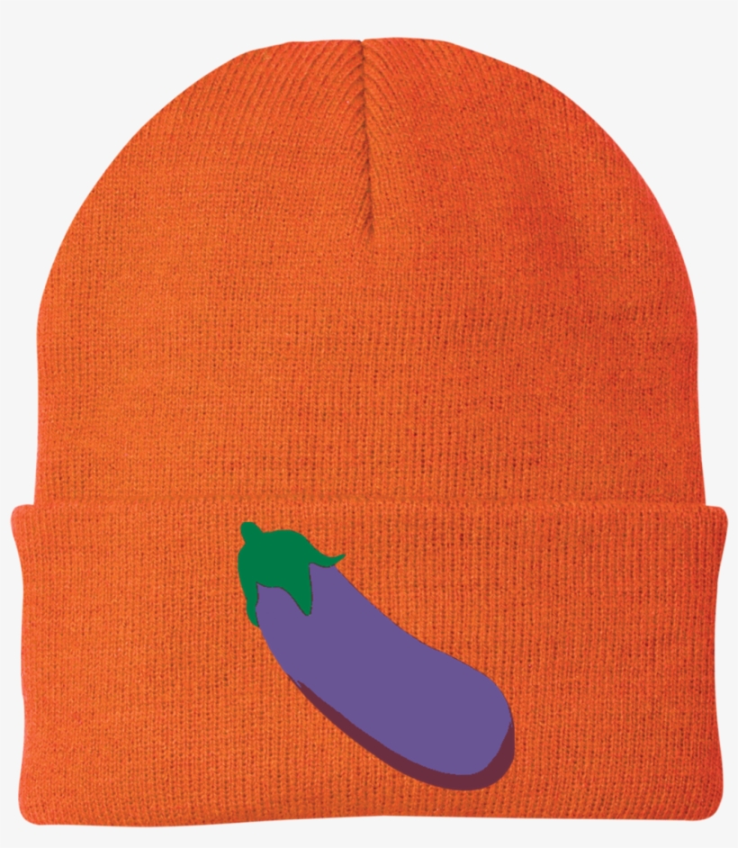 Eggplant Emoji One Size Fits Most Knit Cap - Knit Cap, transparent png #187880