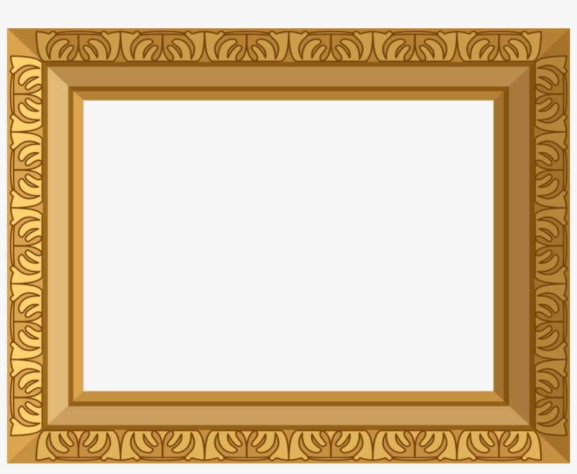 Golden Frame Png Free Download - Golden Photo Frame Png, transparent png #188067
