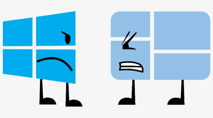 Windows 8-10 Logo Vs Windows 1 Logo - Windows 8, transparent png #188309