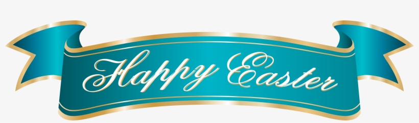 Happy Easter Png Images Jpg Black And White - Happy Easter Banner Clip Art, transparent png #188334