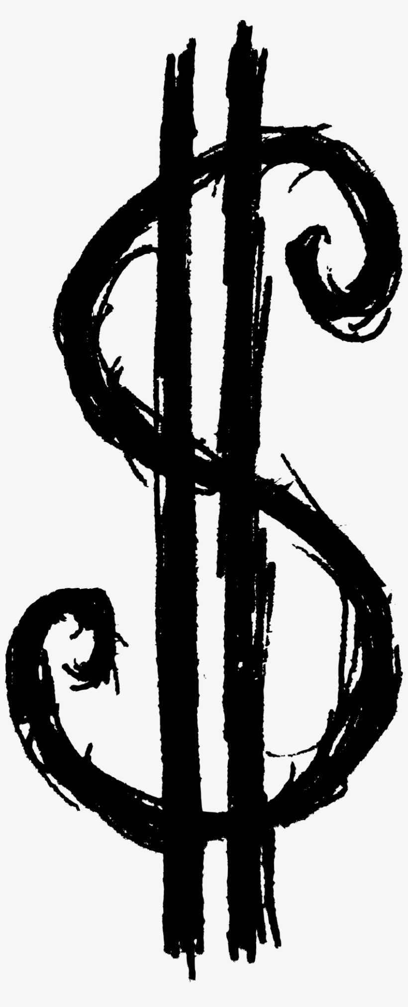 Image - Dollar Sign Drawings, transparent png #188620
