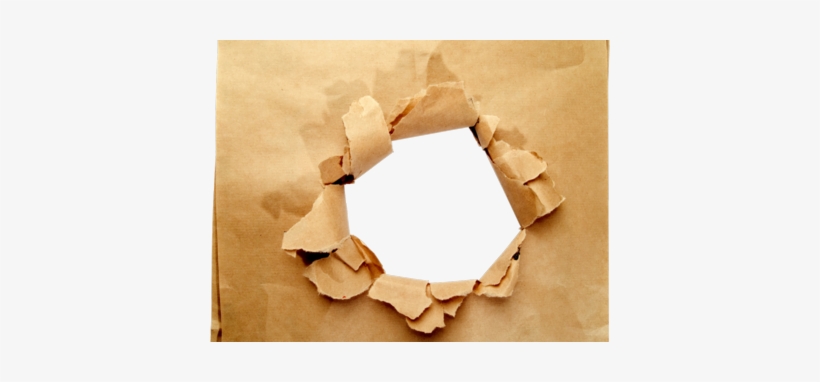 Paper Bag - Paper With A Hole, transparent png #189047