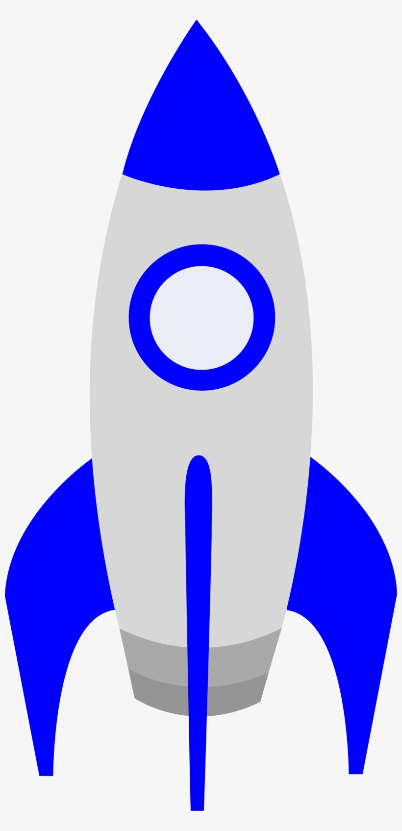 Cute Blue Retro Rocket - Rocket Ship Clip Art, transparent png #189123