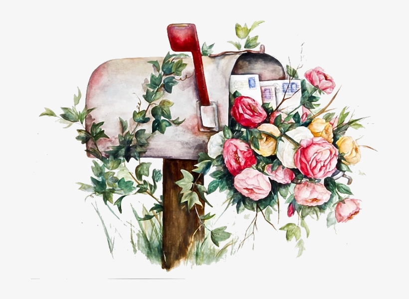 988 - Mailbox Watercolor, transparent png #189219
