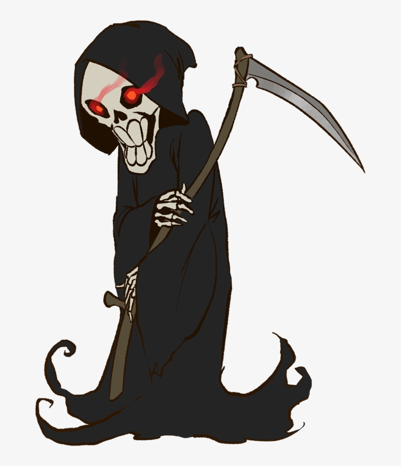 Graphic Free Free Collection Download And Share Drawn - Halloween Grim Reaper Cartoon, transparent png #189273