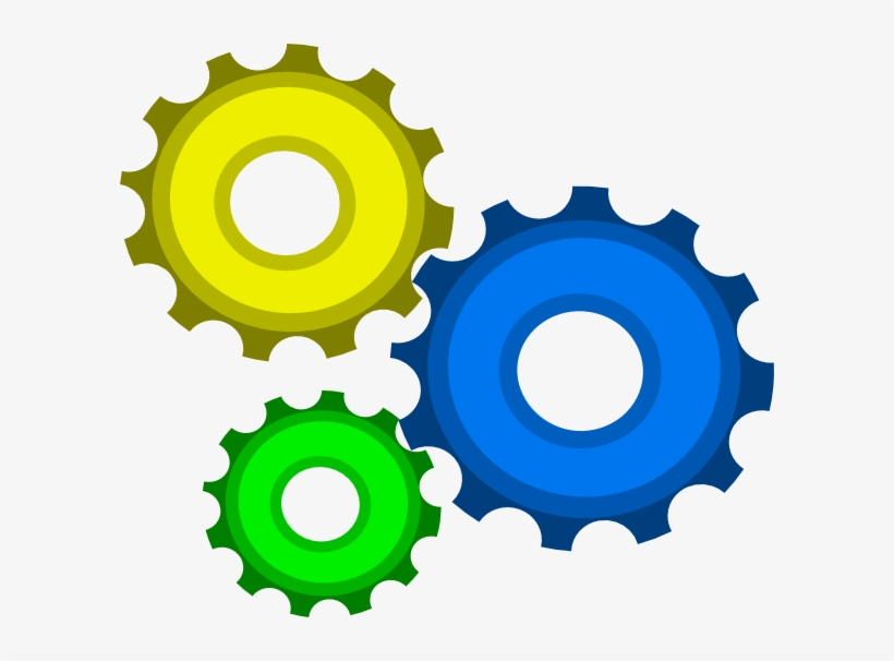 Best Photos Of Three Gears Clip Art - Three Gears Png, transparent png #189310
