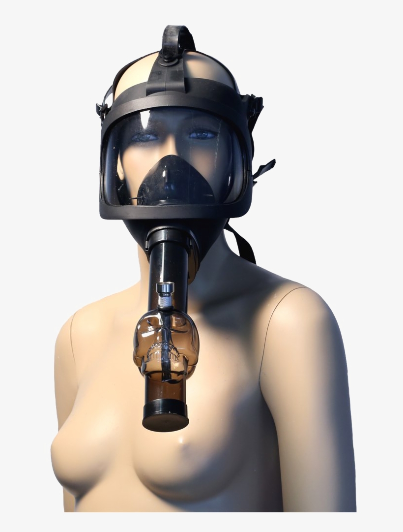 Gas Mask Png Transparent Image - Gas Mask Bong Drawing, transparent png #189378