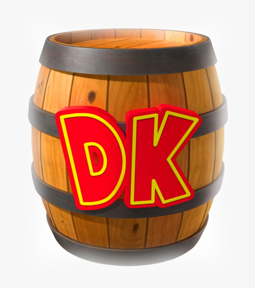 Donkey Kong Country Returns 3d - Donkey Kong Country Returns Barrel, transparent png #189601