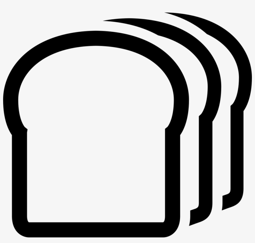 A Slice Of Bread Comments - Slice Of Bread Outline, transparent png #189644