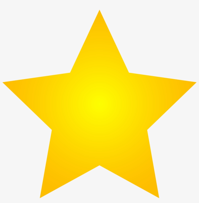Pictures Of Gold Stars - Gold Star Clipart, transparent png #189659