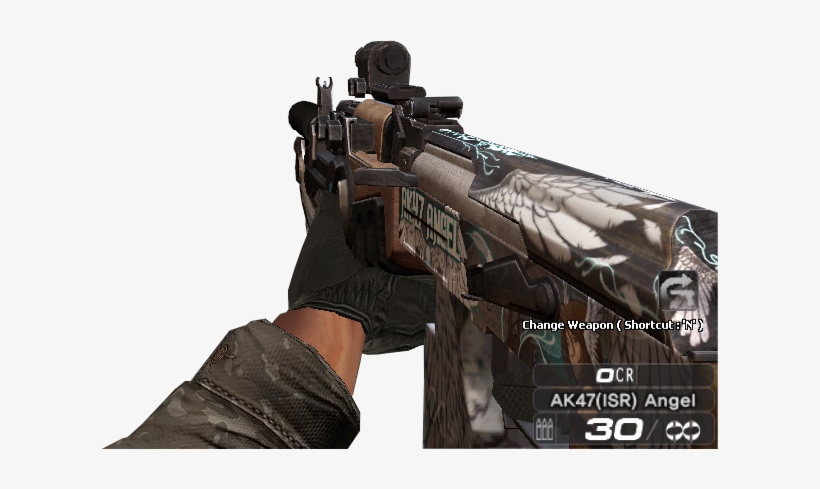 Ak-47 Isr Angel Firstperson - Ak 47 First Person, transparent png #189660