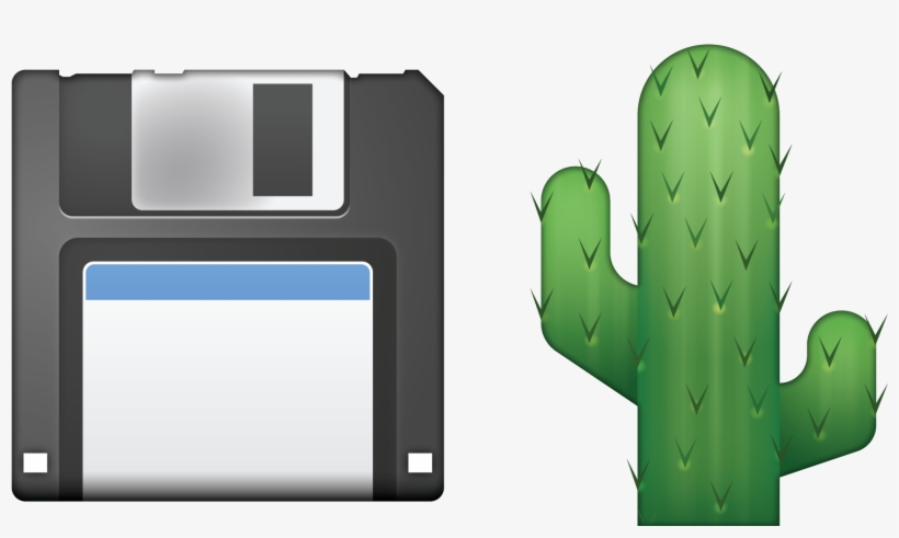 Disk Cactus Picture Free Stock - Emoji Cactus, transparent png #189686