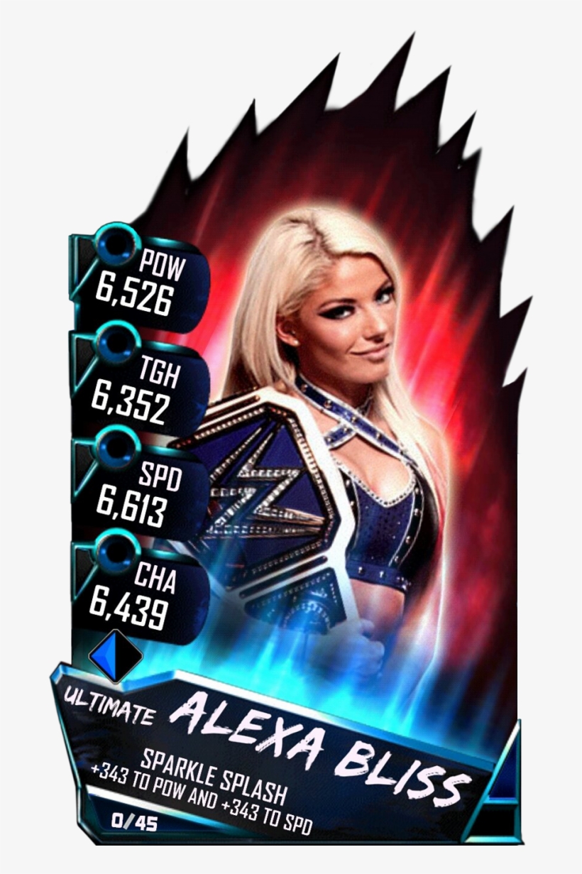 Supercard Alexabliss R10 Summerslam Supercard Alexabliss - Wwe Alexa Bliss 3d, transparent png #189688