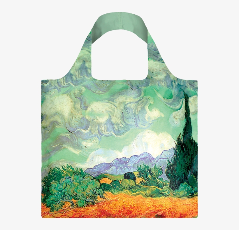 Vincent Van Gogh A Wheat Field With Cypresses - Loqi Collection, transparent png #189976