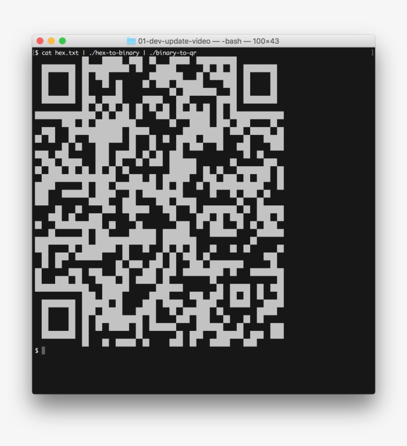 Now Using The Bundled Tool Binary To Qr We Can Get - Sombra, transparent png #1800060