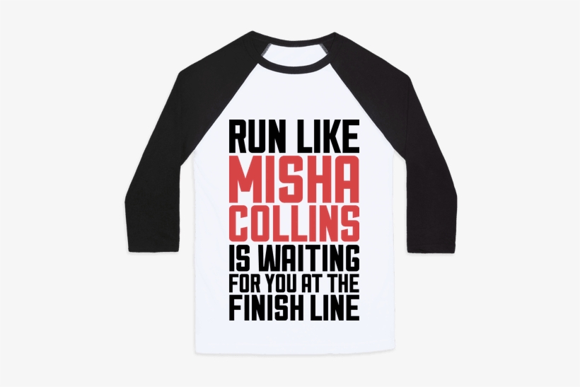 Run Like Misha Collins Is Waiting For You At The Finish - I M Not Single I Have A Cat, transparent png #1800112