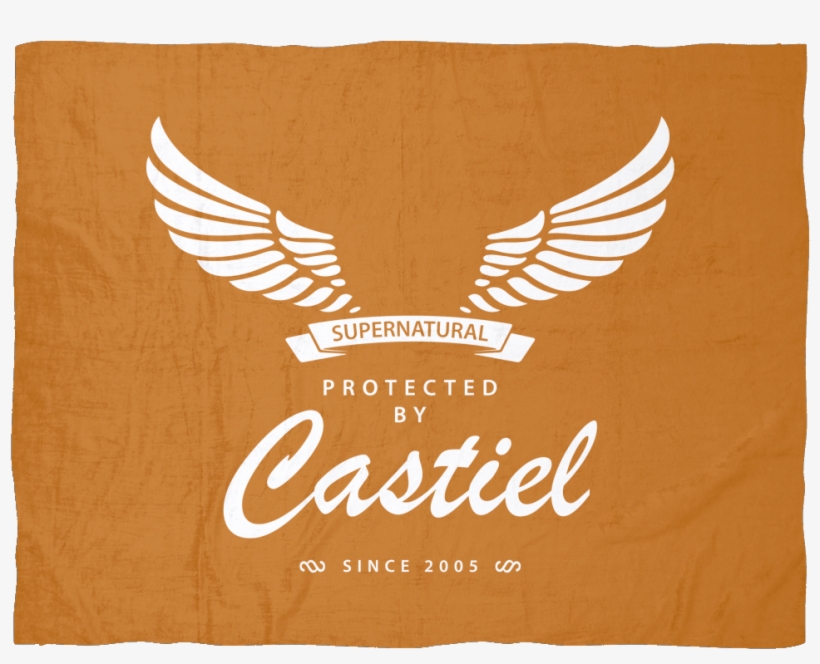 Protected By Castiel Fleece Blanket - Protected By Castiel, transparent png #1800190