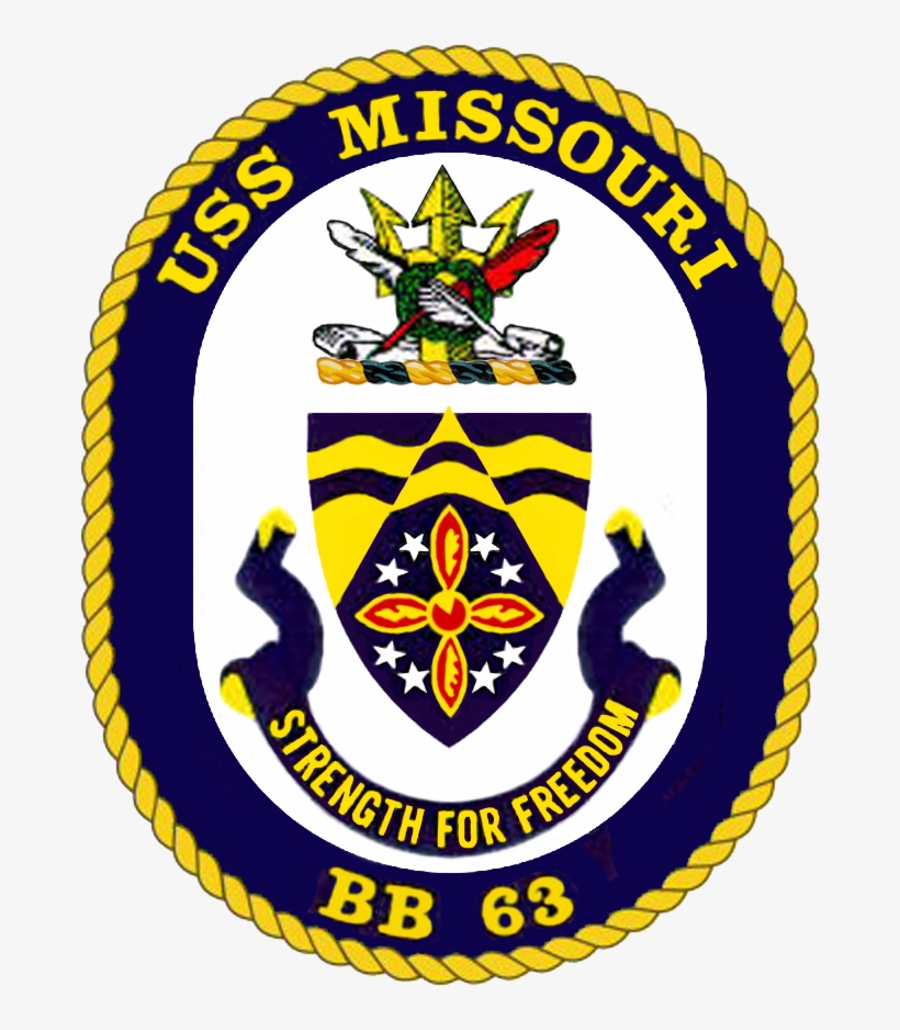 Battleship Photo Archive - Uss Missouri Logo, transparent png #1800305