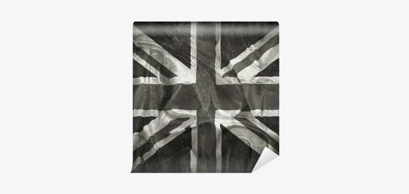 Grunge Union Jack Flag Background Wall Mural • Pixers® - Uk Eu And Usa, transparent png #1801034