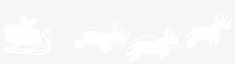 0121 643 - Santa Sleigh White Png, transparent png #1801102