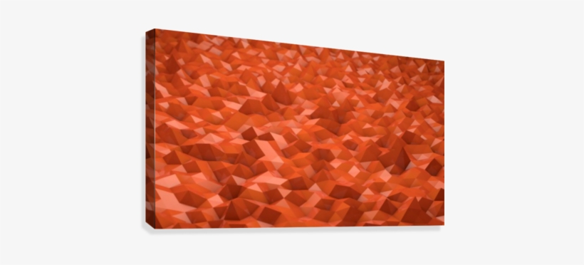 Abstract Low Poly Low Poly Orange Background Canvas - Applied Methodologies In Polymer Research And Technology, transparent png #1801593