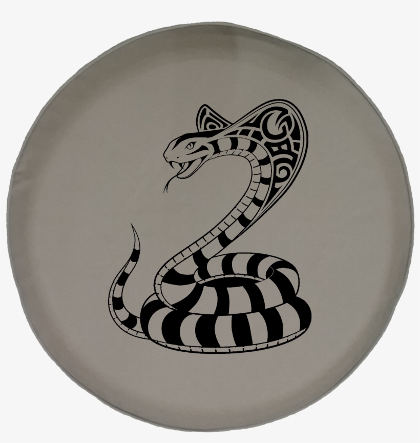 King Cobra Snake Attack Offroad Jeep Rv Camper Spare - Tribal Tatto, transparent png #1801683
