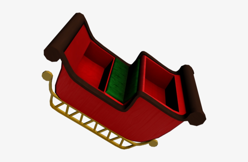 Santa's Sleigh - Sleigh Roblox, transparent png #1801947