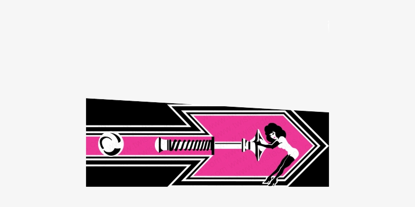 Playboy Stencil Kit - Playboy Pinball Side Art, transparent png #1802202