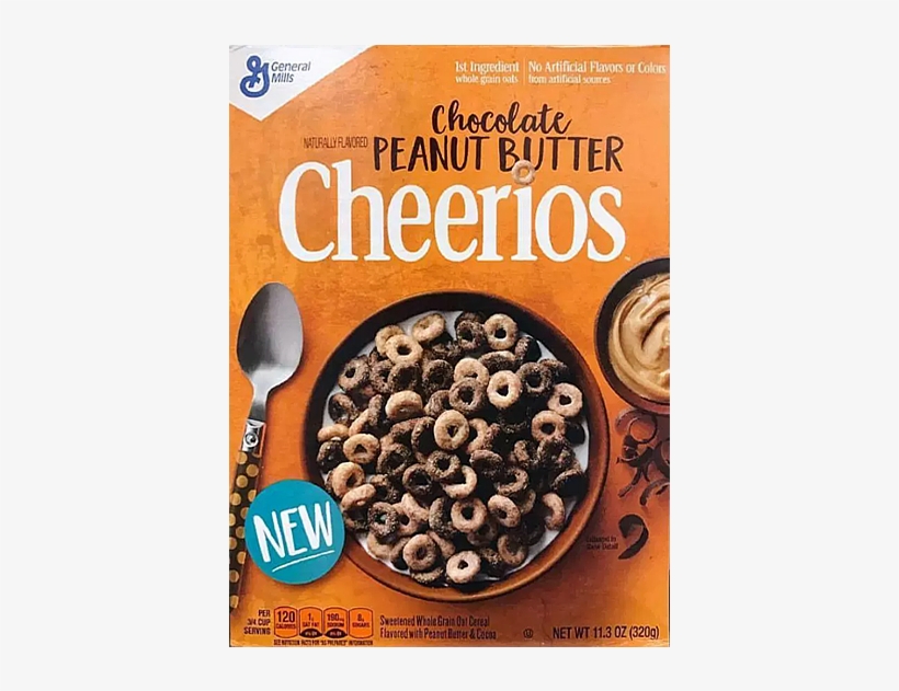 Chocolate Peanut Butter Cheerios - Peanut Butter Chocolate Cheerios, transparent png #1802737