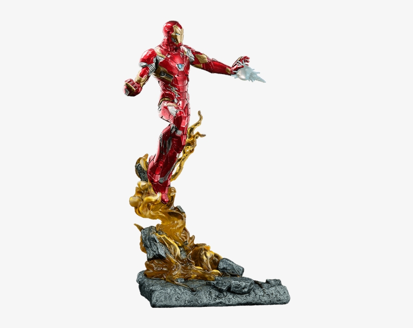 Civil War - Iron Man Civil War Statue, transparent png #1802802