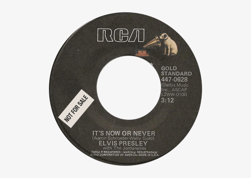 Elvis Gs 0628 New Nfs - Presley, Elvis - A Mess Of Blues - It's Now Or Never, transparent png #1802830