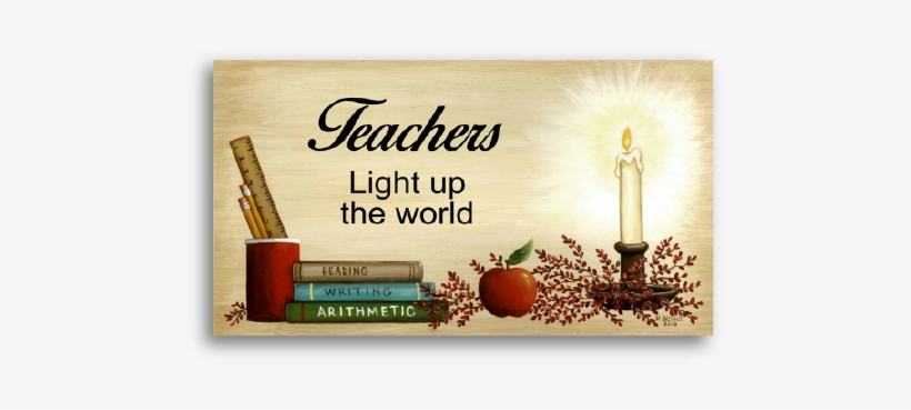 1 Flickering Led Light - Firefly Teachers Light Up The World Led Lighted Canvas, transparent png #1803070