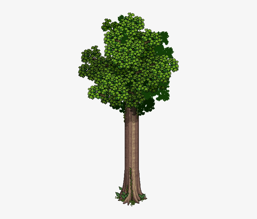 Anc Talltree - Anc Waterfall Furni Habbo, transparent png #1803271