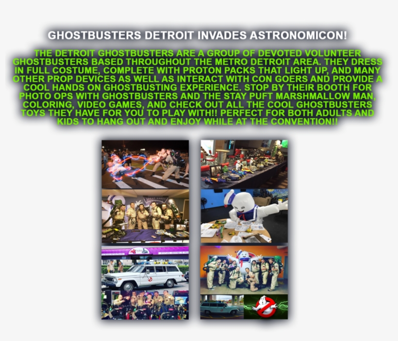 Ghostbusters Detroit Page - Event, transparent png #1803922