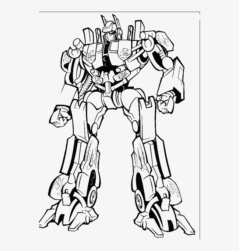 Optimus Prime Sketch  In this moment Optimus prime Humanoid sketch