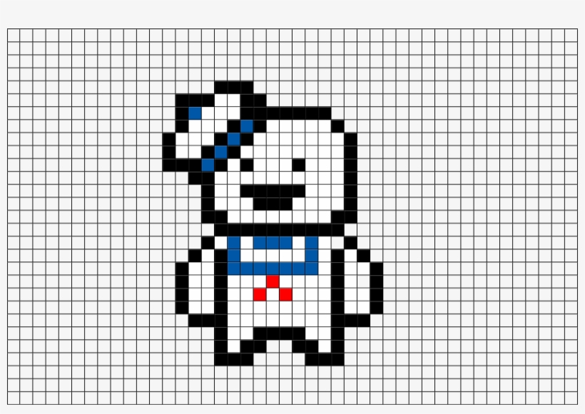 Stay Puft Marshmallow Man Pixel Art, transparent png #1804278