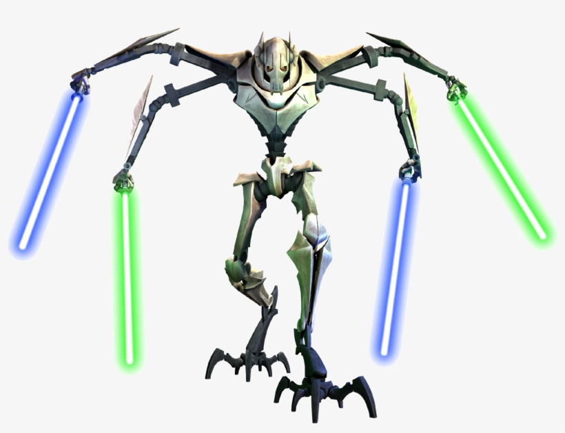 General Grievous - Star Wars Jedi Robot, transparent png #1804332