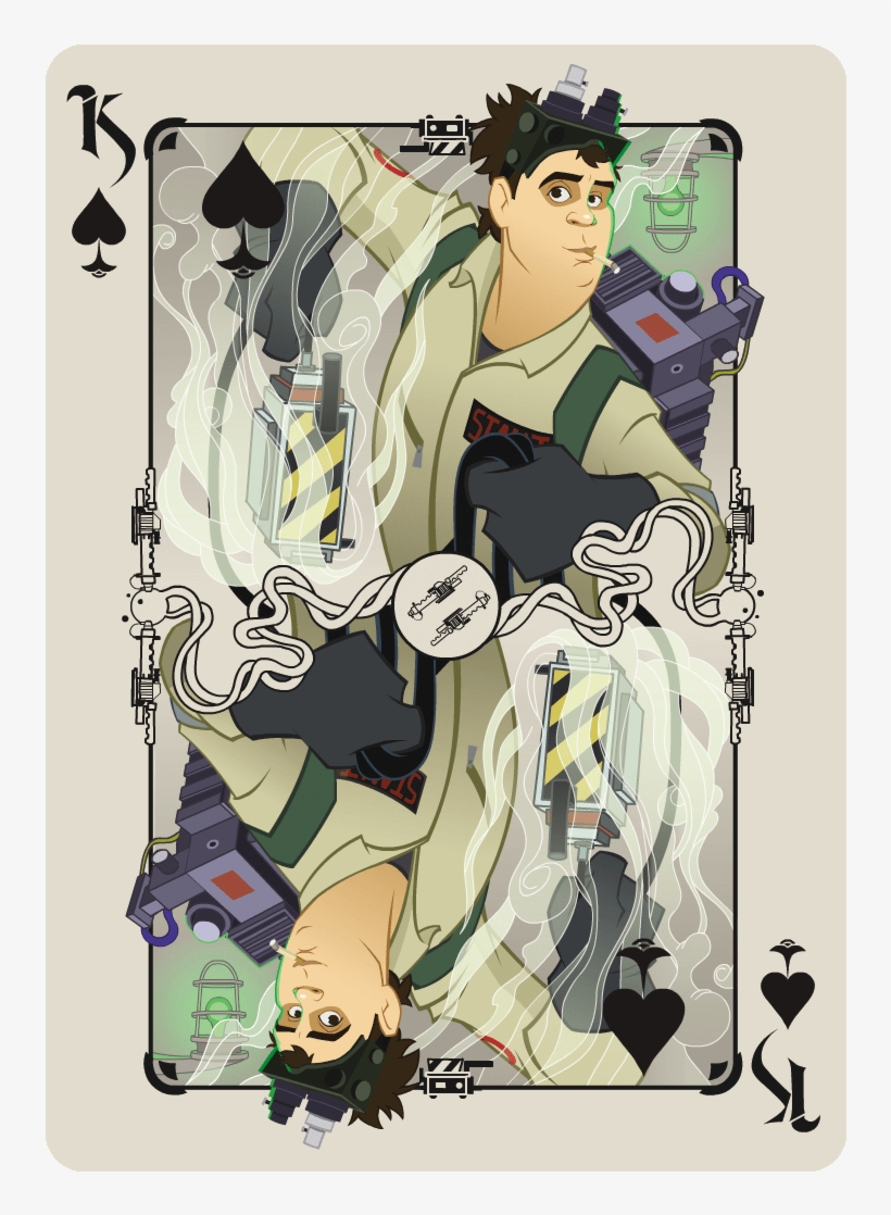 Ghostbusters Playing Cards - Albino Dragon Ghostbusters Card Game, transparent png #1804396